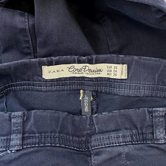 13. Zara Core Denim Skinny Dark Blue Jegging 4 - Picture 9 of 11